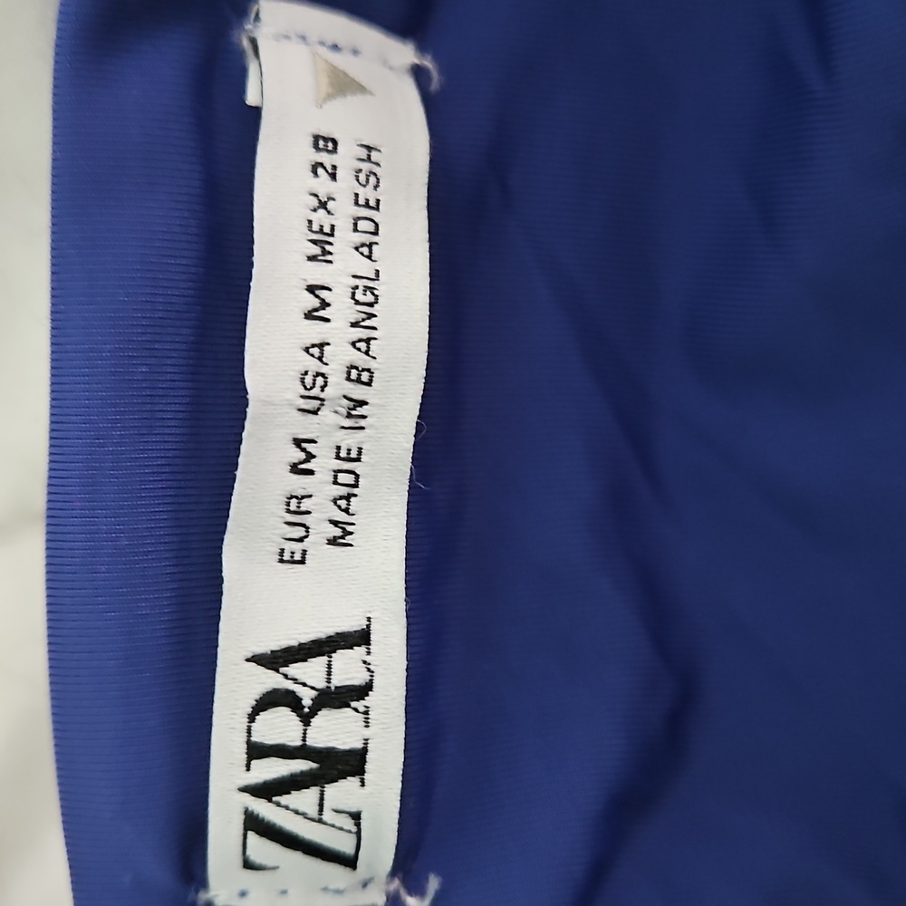 Zara Royal Blue Dress SZ MEDIUM - Picture 3 of 3